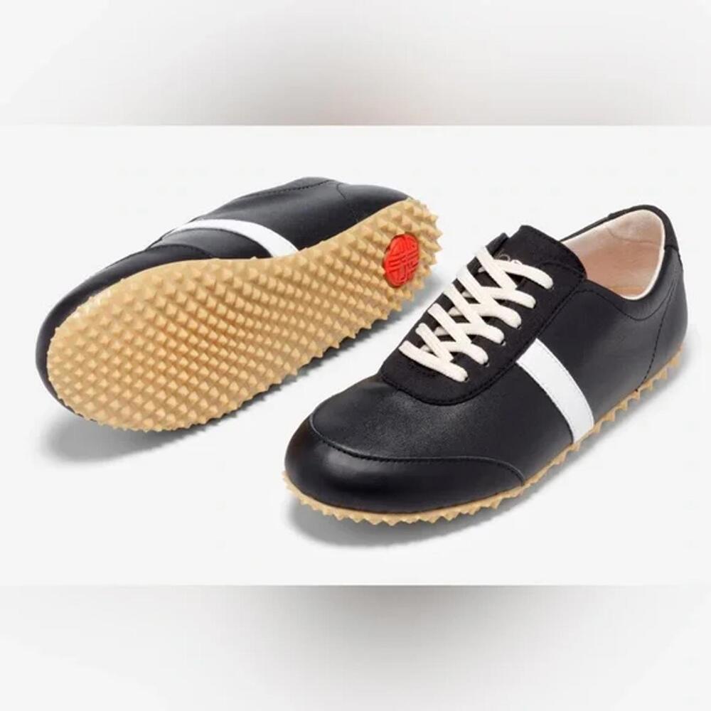 PLAE Black and White Sneakers with Classic Design